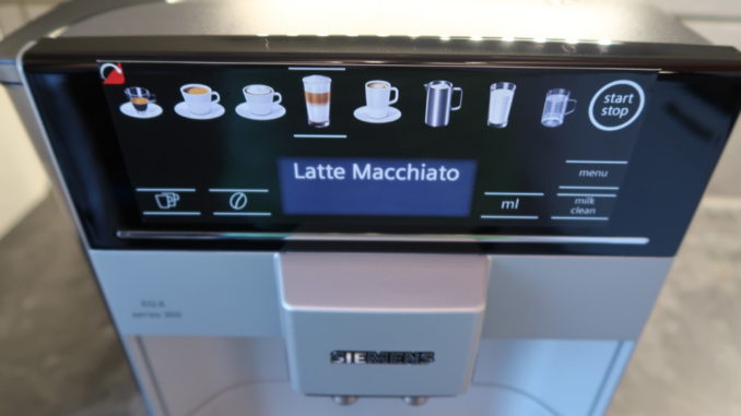 Kaffeevollautomat Siemens EQ6 300 Test