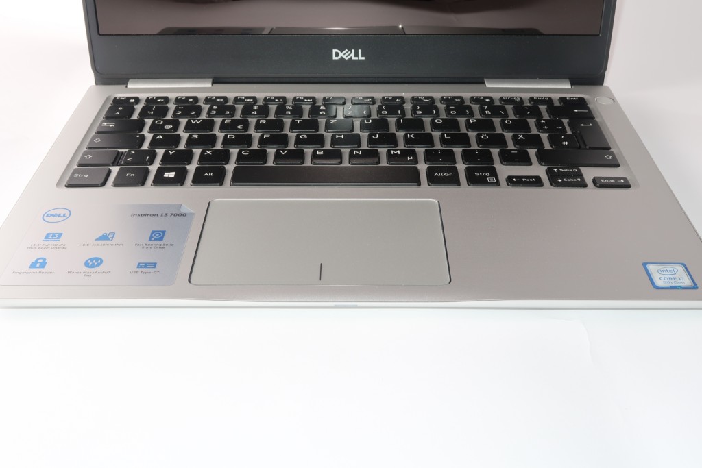 Dell Inspiron 13 7000 Touchpod und Tastatur